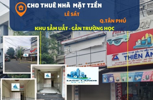 CỰC SỐC- Cho thuê nhà mặt tiền Lê Sát 32m2, 10 Triệu- gần TRƯỜNG HỌC